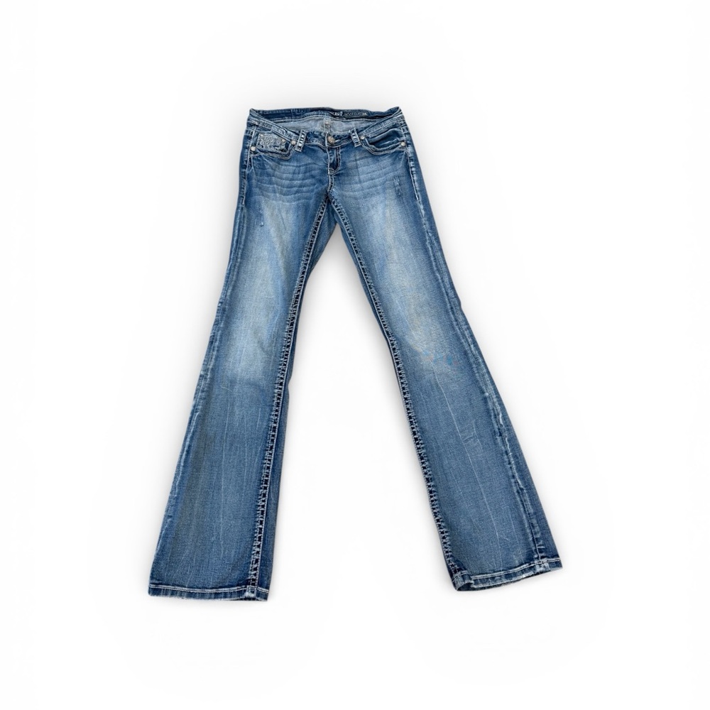 Grace in LA Classic Blue Boot Cut Jeans